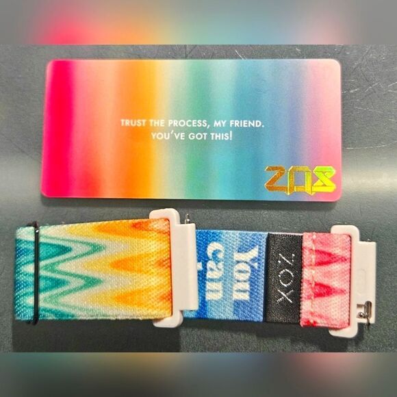 ZOX "YOU CAN DO IT" WATCHBAND 20mm ANDROID SAMSUNG GALAXY COMPATIBLE - Picture 6 of 10